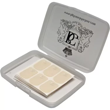 Parche de boquilla  pequeño, tranparente de 0.2mm. En cajas.