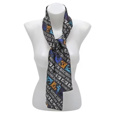 Foulard en seda de color
