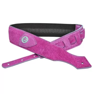 Gurt – Rosa Leder in Felloptik