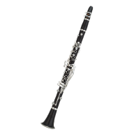 Sangle De Cou Noire Pour Clarinette Et Hautbois - Super Fibre, Crochet Alliage De Zinc, Accessoire Musique