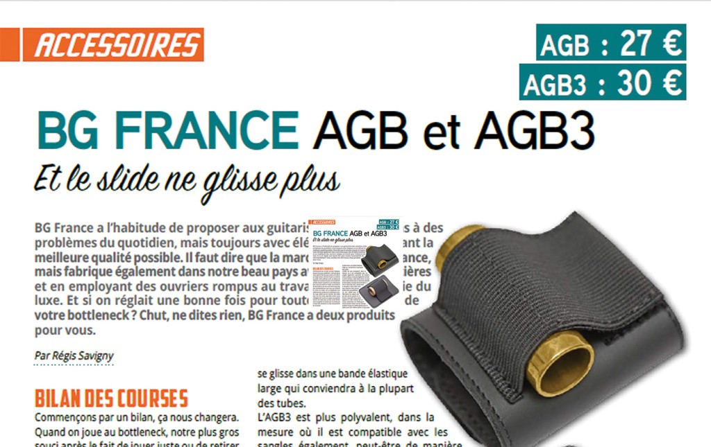 Et le slide ne glisse plus : Guitare Xtreme encense les supports BG